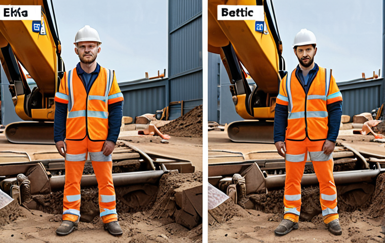 Here are two image prompts based on the provided text, focusing on different aspects of ethical marketing in construction: